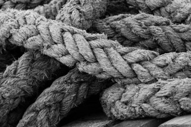Kullanılan eski denizcilik halatı