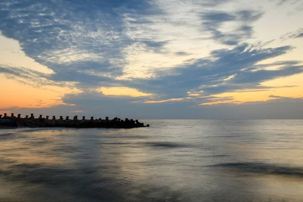 Nascer Sol Sobre Mar Cores Manhã — Fotografia de Stock