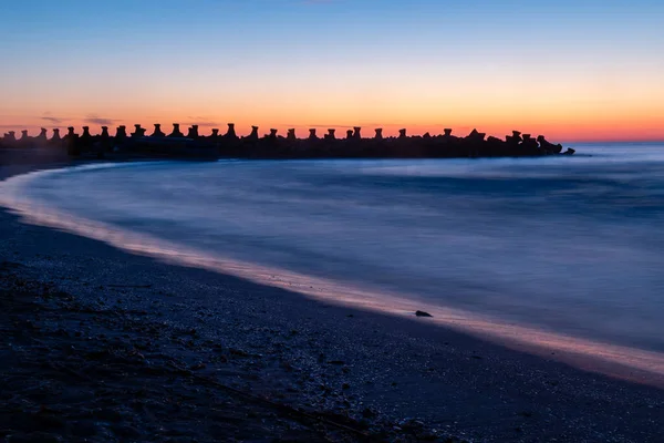 Lever Soleil Sur Mer Couleurs Matin — Photo