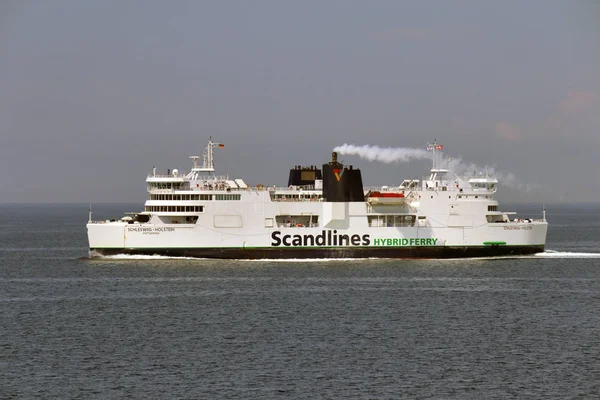 Puttgarden Duitsland Juli Scandlines Symboliseert Een Historische Nauwe Samenwerking Tussen — Stockfoto