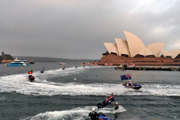 Sydney, Australië-show van waterscooters — Stockfoto