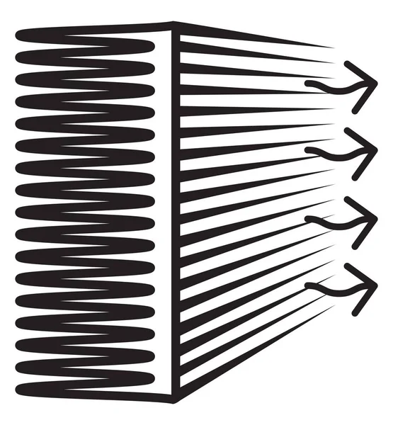 Ikon Penyaring Udara - Stok Vektor