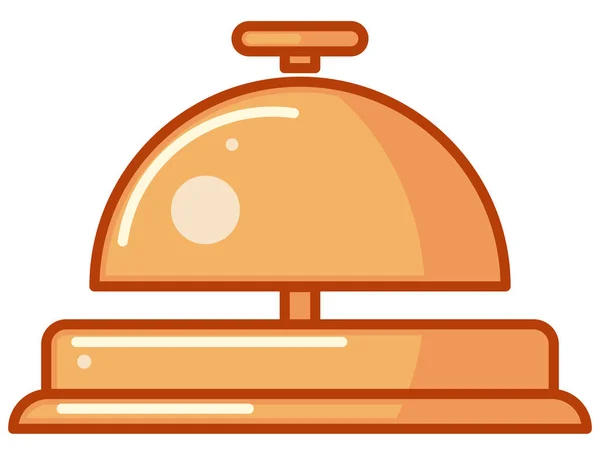 Concierge Bell Icon Ilustración Como Archivo Eps — Vector de stock