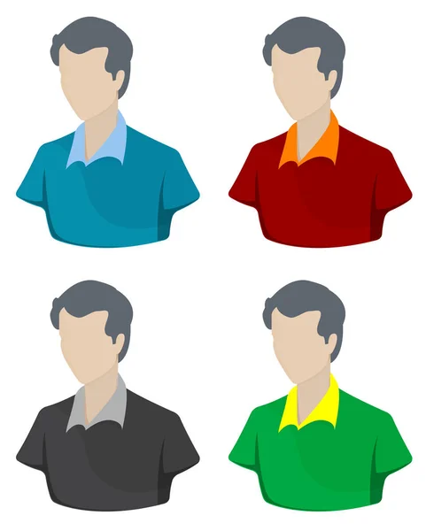 Profile Icon - Male stock illustration — Stock Vector