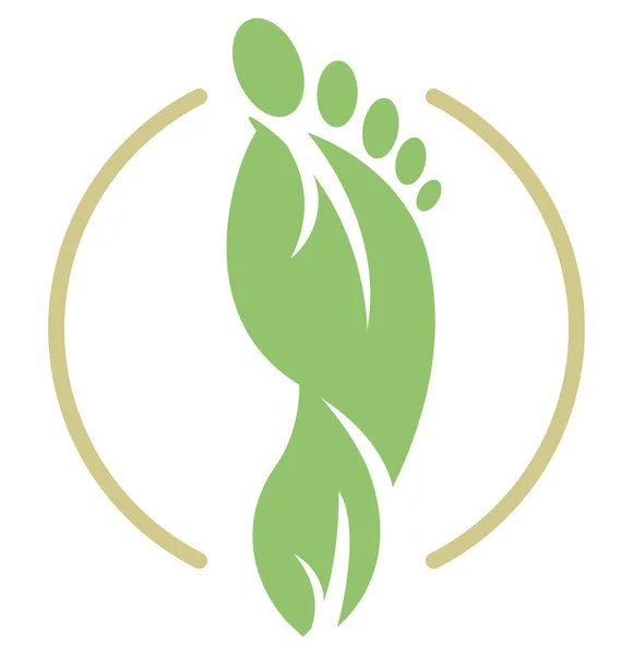 Carbon footprint pictogram — Stockvector