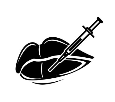 EPS 10 dosyası olarak Botoks Enjeksiyon Stoku Simgesi