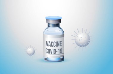 Roman Coronavirus - 2019-nCoV - Aşı Geliştirme - Görüntü EPS 10 Dosyası