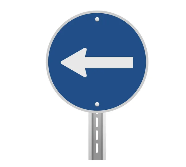 Направление Дорожный Знак Значок Eps Файлов — стоковый вектор