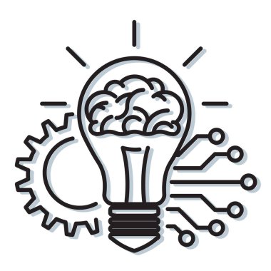 Yaratıcı Fikir Geliştirme - EPS 10 Dosyası olarak Simge