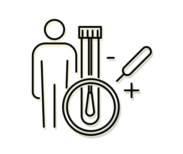 Nasal Nasopheryngeal Buccal Swab Covid 19のBuccal Smear Testing Icon Eps — ストックベクタ