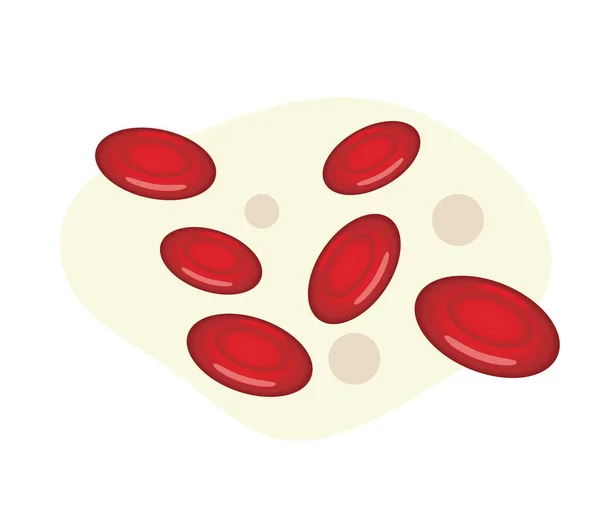 Illustrazione Stock Red Blood Cell Icon Come File Eps — Vettoriale Stock