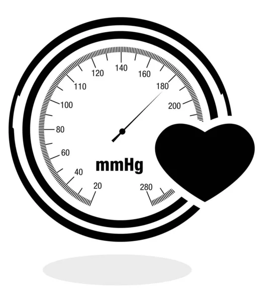 血压监测 作为Eps 10文件的示例 — 图库矢量图片