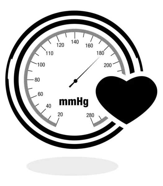 Blodtrycksmätning Illustration Som Eps Fil — Stock vektor