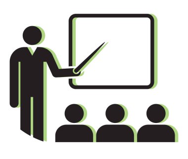 Eğitim Oturumu - EPS 10 Dosyası Olarak Simge