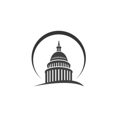 Premium Creative Landmark Capitol bina logo vektör tasarımı Ic