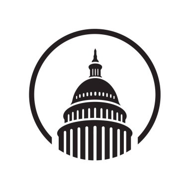 Premium Creative Landmark Capitol bina logo vektör tasarımı Ic