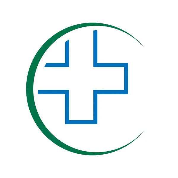 Ambulans Hastane Pharma için Sağlık tıbbi logo vektör simgesi — Stok Vektör