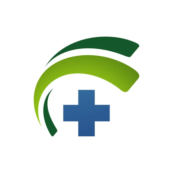 Icône vectorielle du logo médical des soins de santé pour Ambulance Hospital Pharm — Image vectorielle