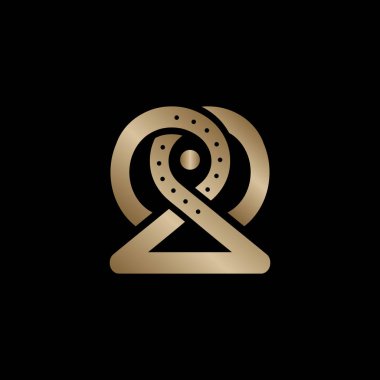 sanayi ve iş vektörü için klasik ve zarif lüks logo