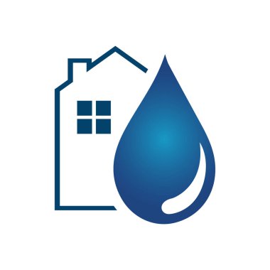 ev temizliği logo simgesi tasarım vektör şablonu izole