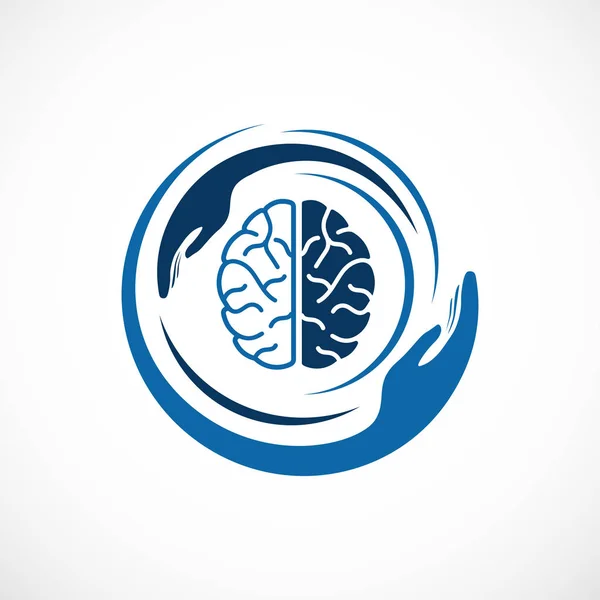 Intelligence Tech Colorful Mind Head Health logo designs concept — Image vectorielle