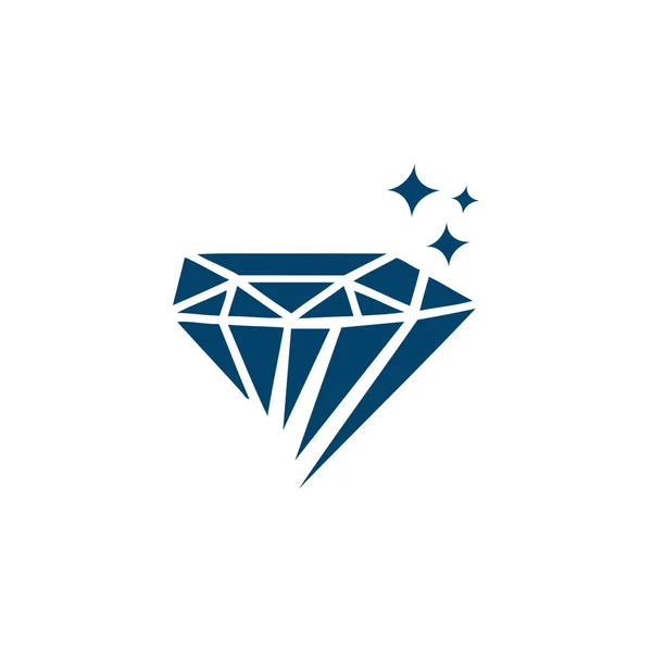 Shinning bijoux losange logo conception signe vectoriel illustrations — Image vectorielle