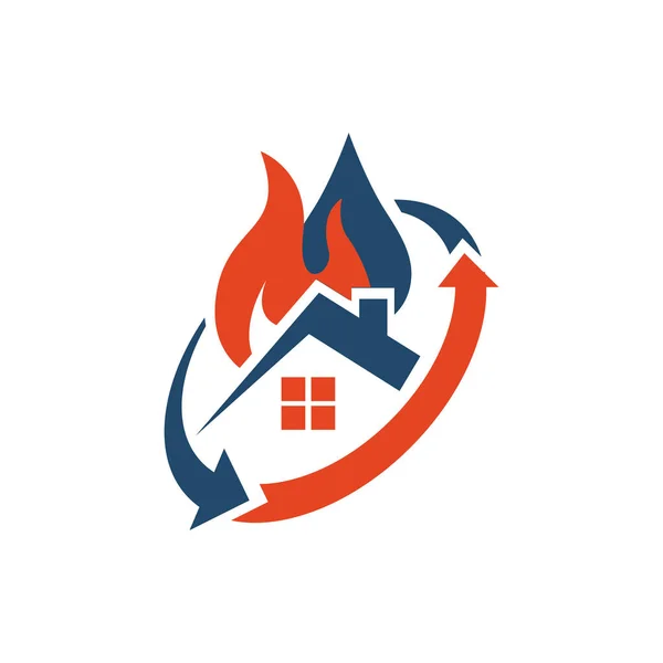 home restoration logo design a property maintenance house renova