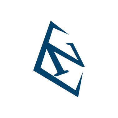 modern yaratıcı Letter N Logo Tasarım vektör işareti çizimler