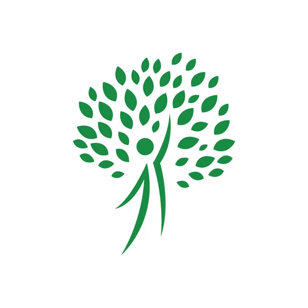 Kaşık çatal ve yaprak grafik ile vegan vejetaryen logo vektör simgesi — Stok Vektör