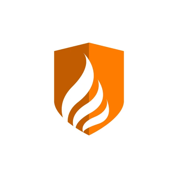 Symbole abstrait du logo de l'entreprise de sécurité technique logo vect — Image vectorielle