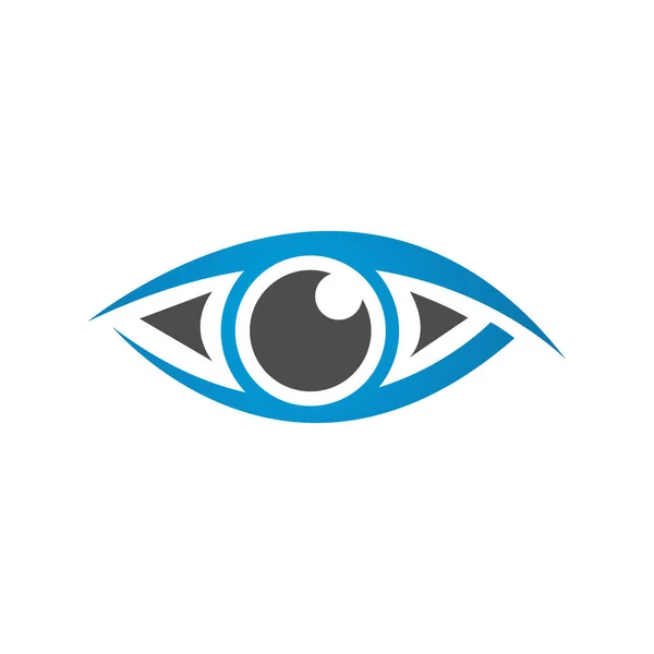 Elegante Eyes Logo progettare un concetto di visione Logotipo idea vettore i — Vettoriale Stock