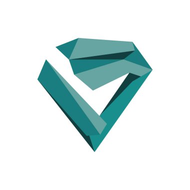 parlayan takı şık elmas logo tasarım vektör illüstrasyon