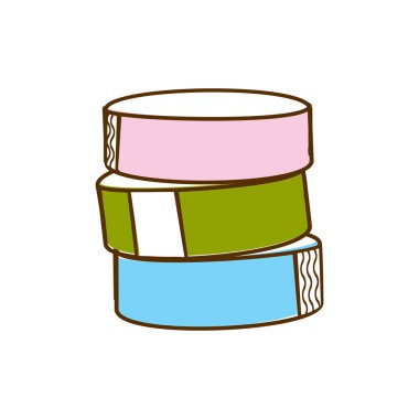 whit izole trendy düz tarzı bileklik simgesi vektör logosu