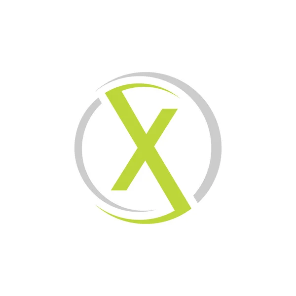 Creativo X Carta logo diseño vector concepto ilustración — Archivo Imágenes Vectoriales