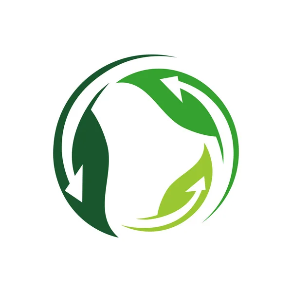 Sinal de vetor alternativo de design de logotipo de energia renovável illustra — Vetor de Stock