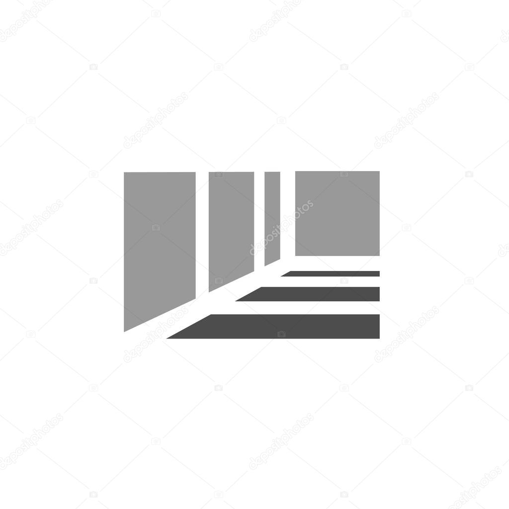 Secured public Self Storage Logo Design vector illustration