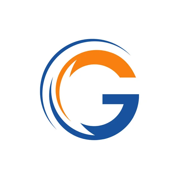 Snygg G brev logo design vektorkoncept illustration — Stock vektor