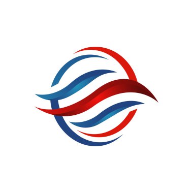 soyut ısıtma ve soğutma hvac logo tasarım vektör iş co