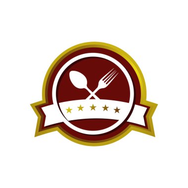 Popüler Kaşık ve Çatal sembolü premium 5 yıldızlı restoran taşıyıcısı!