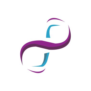 yaratıcı stil konsepti sonsuz logo tasarım vektörü illüstrası