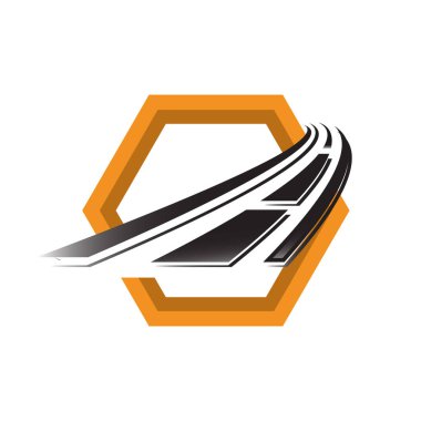 bakım yol inşaat logosu tasarım yaratıcı işaret kavramı