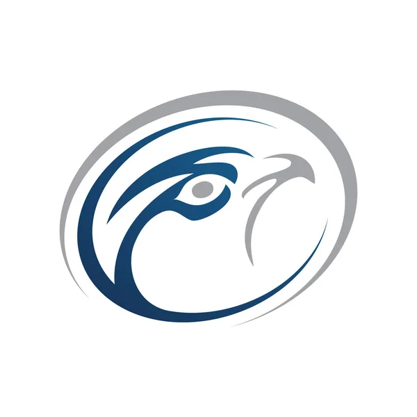 Valk logo ontwerp vector business concept illustratie — Stockvector