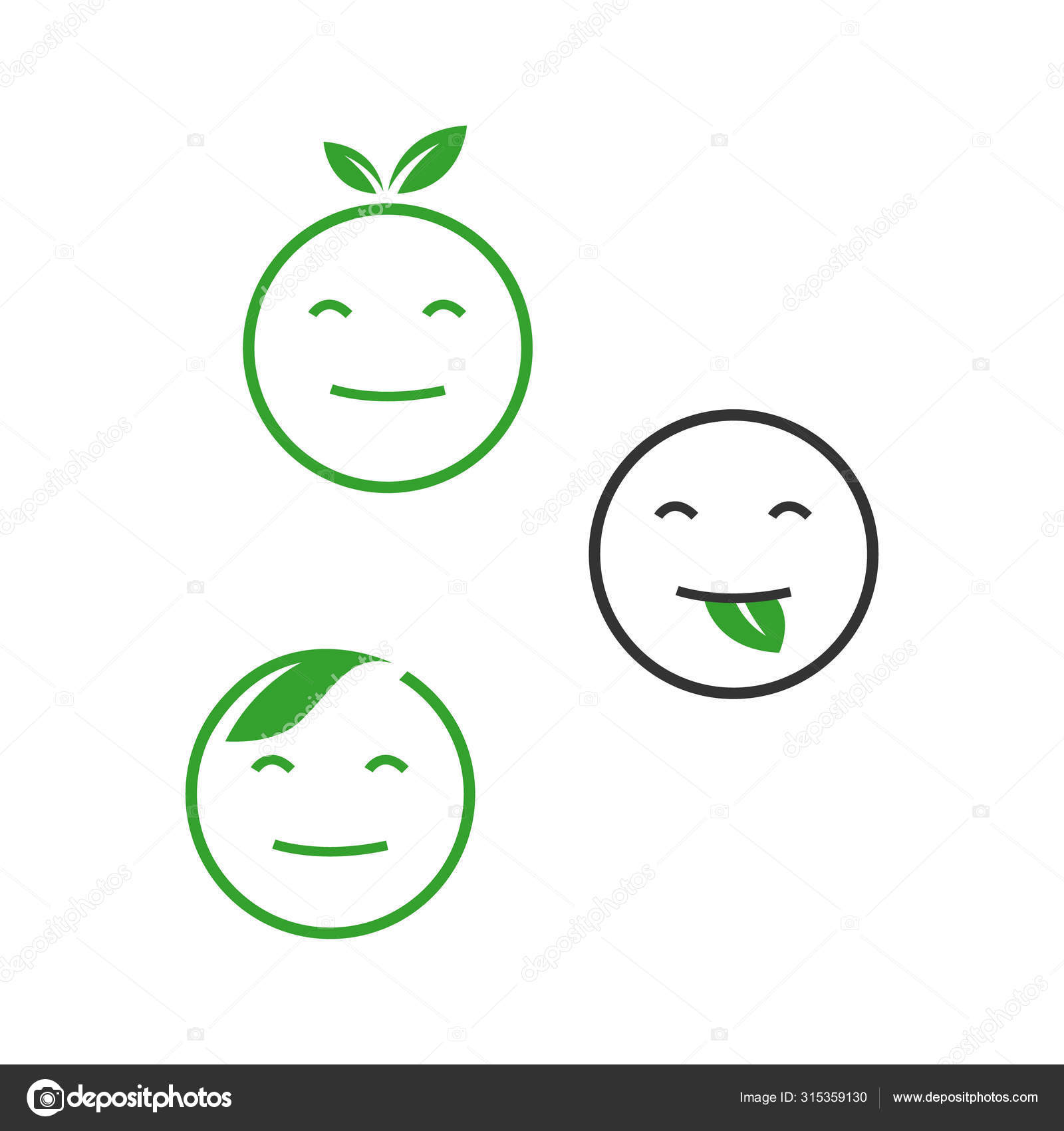 Eco Green Emoticon Design Vector Icon Smile Face And Leaf Illust Vector Image By C Freaktor Vector Stock Eco Green Emoticon Design Vector Icon Smile Face And Leaf Illust Vector Image By C Freaktor Vector Stock