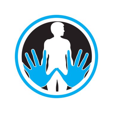 El terapisti logosu tasarımı Vector şablonu çizimleri