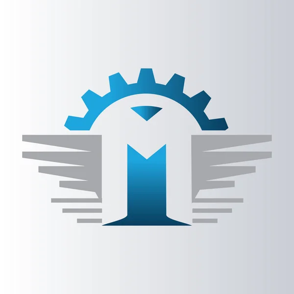 Creatieve Letter Eerste Logo Ontwerp Vector Template Illustratie Met Modern — Stockvector