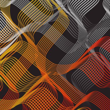 Renkli güzel soyut eğri girdap arka plan Vektör İllüstrasyon Eps10