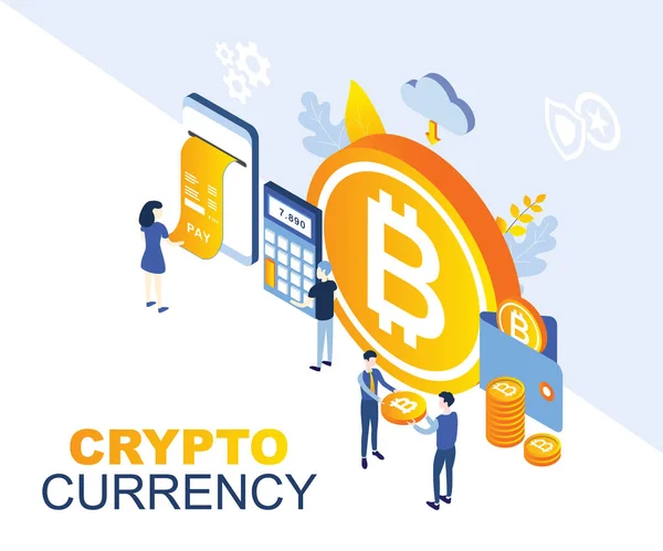 Kripto para İş Isomertic tasarım