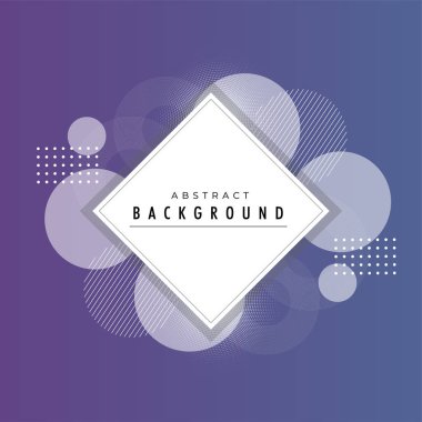 Trendy arka plan ile minimal geometrik Basit şekiller