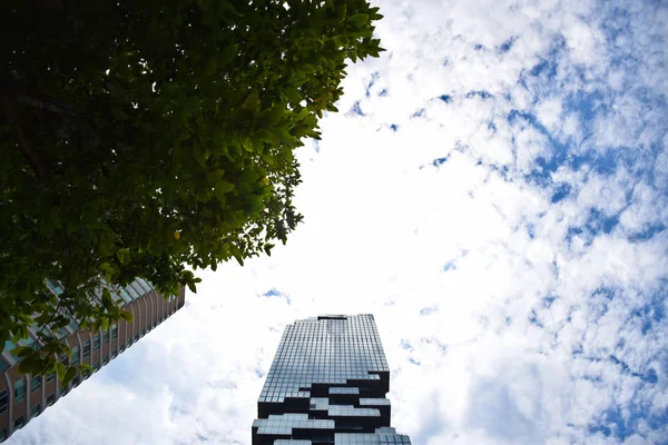 Bangkok - King Power MahaNakhon Skyscraper - Indoor and Outdoor 360-degree Observation Deck, Glass Tray Experience, Hydraulic Glass Lift — Stock Photo, Image