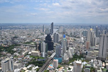 Bangkok - King Power Mahanakhon Gökdelen - Kapalı ve Açık 360 derece gözlem güvertesi, Cam Tepsi Deneyimi, Hidrolik Cam Asansör